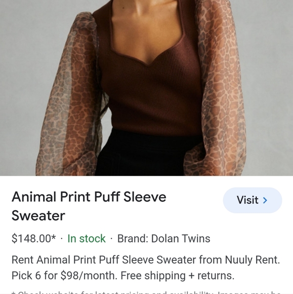 Brown Sheer Sleeves - Picture 5 of 6